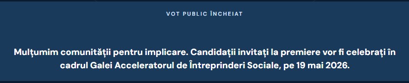 Mesaj public privind încheierea votului